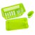SkyKitchen 3-in-1 ABS Plastic Dish and Cutlery DrainerHigh Quality Removable Tray Dish Drying Drainer Rack (Green)