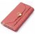 Mammon Women's PU Clutch Wallet (356-Pink, Size-18x10x2CM)