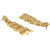 Zaveri Pearls Gold Tone Multi Layered Traditional Dangle Earring-ZPFK7518