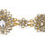 Zaveri Pearls Gold Tone Traditional Kundan Dual Finger Rings-ZPFK7449