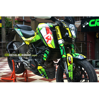 Buy Ktm Duke Vr46 Turtle Edition Sticker Kit Duke 125 200 390