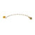 Zaveri Pearls Gold Tone Pearls Clip-on Nose Pin Chain Linked With Stud Earring-ZPFK7404
