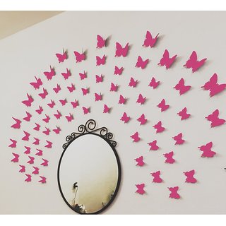 Buy Jaamso Royals Diy 3d Butterfly Wall Sticker Art Decal Pvc
