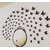 JAAMSO ROYALS DIY 3D Butterfly Wall Sticker Art Decal PVC Paper- 12pcs (Black) Wall Sticker for Home Dcor