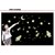 JAAMSO ROYALS Luminous fluorescent Moon Star Space Rocket SpaceShip Glow in the Dark Wall Sticker for Home Dcor