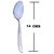 AH Spoons For Tea Stainless Steel Silver Color Set Of 12 Pcs Extremely Durable Rustproof , Hygenic and bacteria resistant  Tea Spoon (Spoon length - 14 cm)