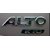 LOGO ALTO K10 MONOGRAM EMBLEM CHROME DECAL AS SHOWN IN PIC