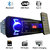 Dulcet DC-A-4003 Fixed Panel Single Din MP3 Bluetooth/USB/FM/AUX/MMC Car Stereo with  Premium 3.5mm Aux Cable
