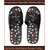 Acupressure GIABELLA Spring and Magnetic Therapy Accu Paduka Slippers for Full Body Blood Circulation Natural Leg Foot M