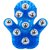 Importikah Palm Shaped Glove Body Massager with 360 Degree Metal Roller