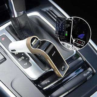 Favourite Deals CarG7 Wireless Car Bluetooth Kit cum Charger, Music Receiver