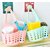 EREIN Kitchen Hanging Drainage Bag Sink Soap Dish Holder Hanging Storage Basket Sponge Holder (Color May Vary)