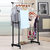 Kawachi Double Pole Telescopic Laundry Hanger Display Rack Cloth Drying Stand