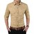 Royal Fashion Dotted Beige Casual Shirt For Men