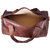 SNIPPER Brown Leatherite Gym Bag (Brown, Kit Bag)