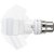 NIPSER T- Type 10W LED Bulb, Base B22 -(Crystal White, Pack of 2)