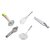 Combo of stainless steel potato masher, egg whisk, deep fry, lemon squeezer and Tong