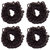 GaDinStylo Set of 4 Pieces Hair Juda Hair Accessory Set (Brown)