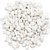 ZEVORA Pebbles Polished Glossy Home Decorative Vase Fillers Mini White Marble Stone