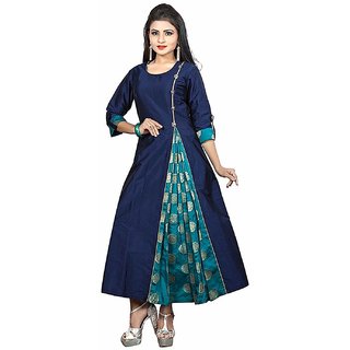 Buy Ruchika Fashion Women's Blue Colour Kurtis Online @ ₹699 from ShopClues