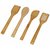 Shilpi Wooden Cooking Spoon Set Of 4 Piece / Ideal Of Non Sticks / Kitchen Tools
