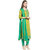 Kvsfab Green Cotton Embroiderd Un-stitched Dress Material KVSSK131SNS