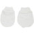 Neska Moda Baby White Mittens Booties with Cap Set 3 Pcs Combo 0 To 6 Months