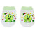Neska Moda Baby Green Mittens Booties with Cap Set 3 Pcs Combo 0 To 6 Months