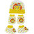 Neska Moda Baby Yellow Mittens Booties with Cap Set 3 Pcs Combo 0 To 6 Months