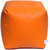 Maruti fun bags Bean Bag cover Puffy 1616 Standard Orange Colour Without Beans