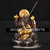 Lord  Ganesha Backflow Lotus Burner, Ganpati Deva Smoke Backflow Incense Holder (Golden) with 10 Backflow Incense Cone