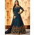 Salwar Soul Blue Georgette Anarkali Semi-Stitched Salwar Suit