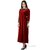 Raabta Fashion Maroon Velvet Goun