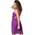 Glamorous Open Back, Purple Bikini Cover Up Wrap Dress
