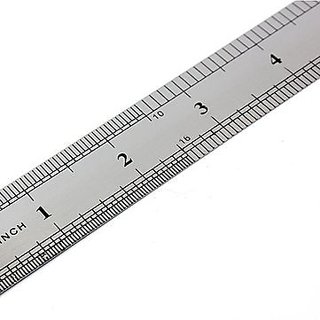 R SODIAL Stainless Steel 60cm 24.6 Inch Measuring Long Straight Ruler 