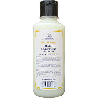 Khadi Pure Herbal Soya Protein Shampoo - 210ml