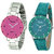 Z17Green-Z16Pink-Analog Watch Casual / Formal Wear Fashion Watch For Women  Girls New Collection Watches (Combo of 2Pack)