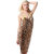 Glamorous Open Back, Leopard Print Bikini Cover Up Wrap Dress