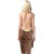 Glamorous Open Back, Leopard Print Bikini Cover Up Wrap Dress