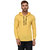 Adorbs Solid Men's Hooded Black, Yellow T-Shirt(Pack of 2)