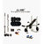 Protoner Weight Lifting Package 58 Kgs + 5' Straight+ 3' Curl Rod + Kamachi 4 In1 Bench + P.Bar