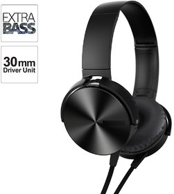 Signature Black VM-61Over the Ear Wired Pro High Definition Headphones For All Smartphones