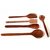Shilpi Sheesham Wooden Spatula, Ladle  Kitchen Tool Set / Wood Spoon Set of 5 PCs / Ideal for Non Stick