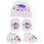 Neska Moda Baby Pink Mittens Booties with Cap Set 3 Pcs Combo 0 To 6 Months