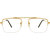 Zyaden Half Rim Rectangular Eyewear Frame 508