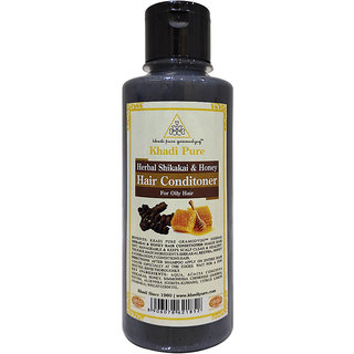 Khadi Pure Herbal Shikakai  Honey Hair Conditioner - 210ml