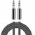 Aux Cable Longest ( (9 Feet)  Strongest ( Double Nylon Braided ) Audio Auxiliary cable-EZ417 BLACK