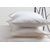 Lashley Pillows 100 Cotton Encloser, 100 Hollow Fiber Filled  Soft Touch  Vacuum Packed  Pillow Set of Two White