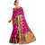 Ashika Banarasi Tussar Silk Fuscia Saree for women With Blouse Piece