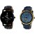 Kajaru KJR-7,11 Round Black And Blue Dial Analog Watch Combo for Men